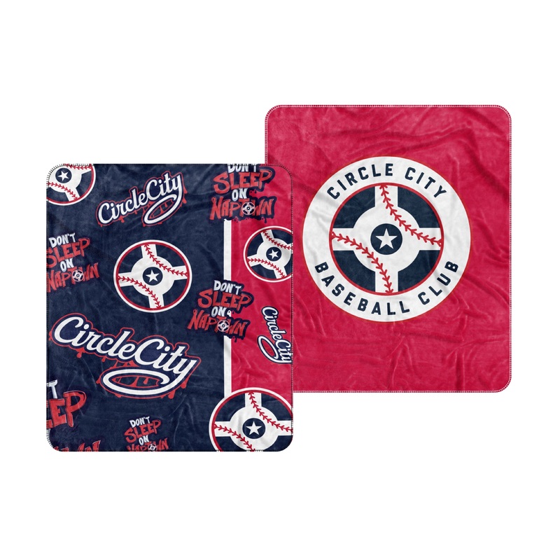 Indianapolis Indians 50″x60″ Circle City Blanket