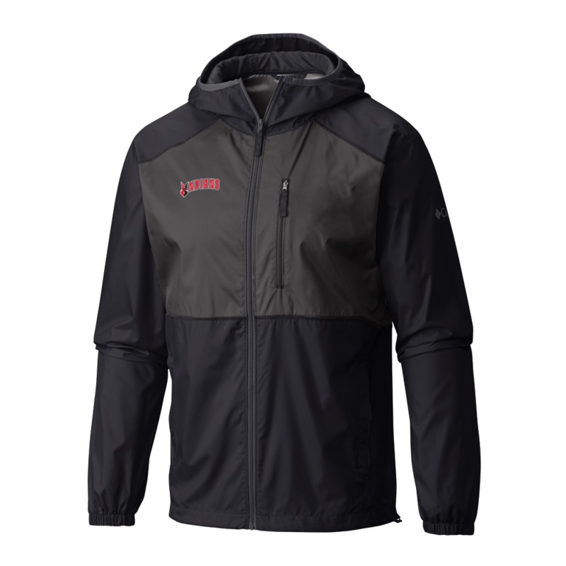 Indianapolis Indians Adult Columbia Black Flash Forward Windbreaker Jacket