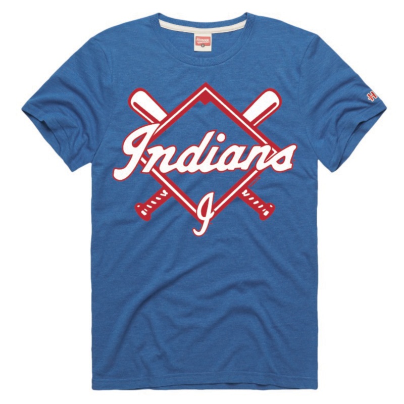Indianapolis Indians Adult Royal 1970’s Diamond Tee