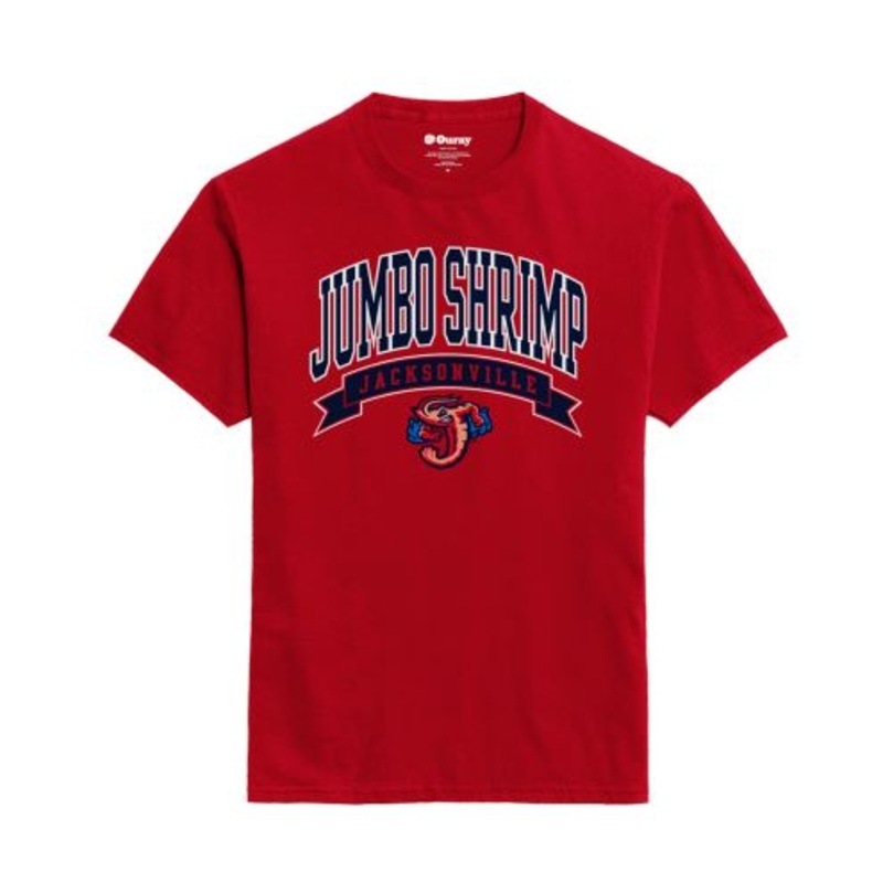 Jacksonville Jumbo Shrimp Ouray Scarlet S/S Tee
