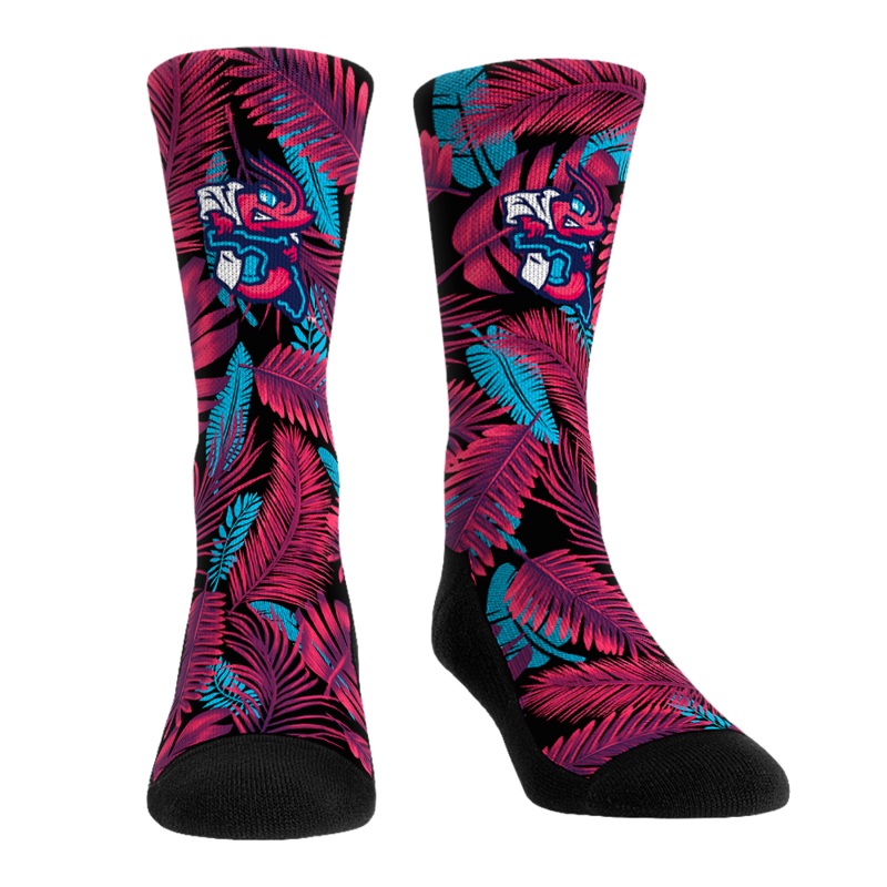 Jacksonville Jumbo Shrimp Rock Em’ Socks Vice Nights Beachy Socks