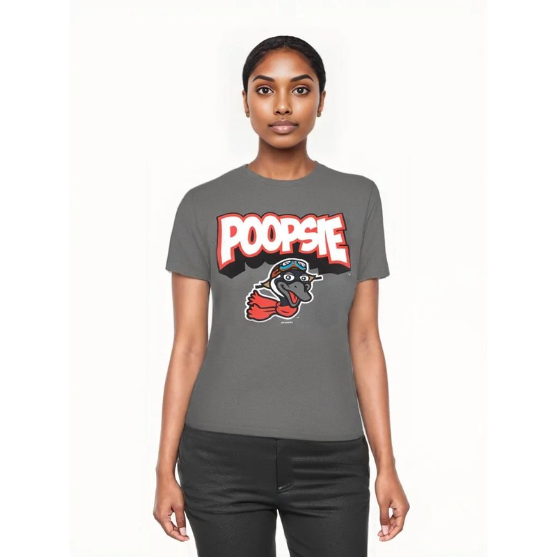 Beloit Sky Carp Charcoal Toddler Seize Poopsie T-Shirt