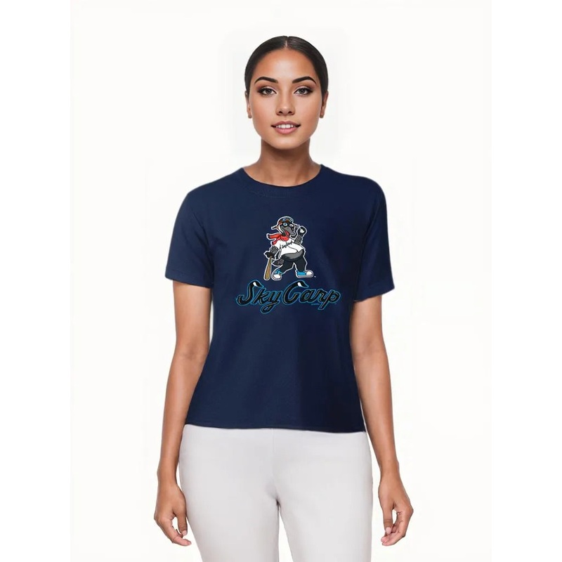 Beloit Sky Carp Navy Youth Trios Poopsie T-Shirt