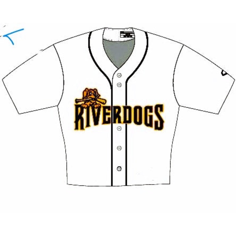 Charleston RiverDogs Women Replica Crop Jersey