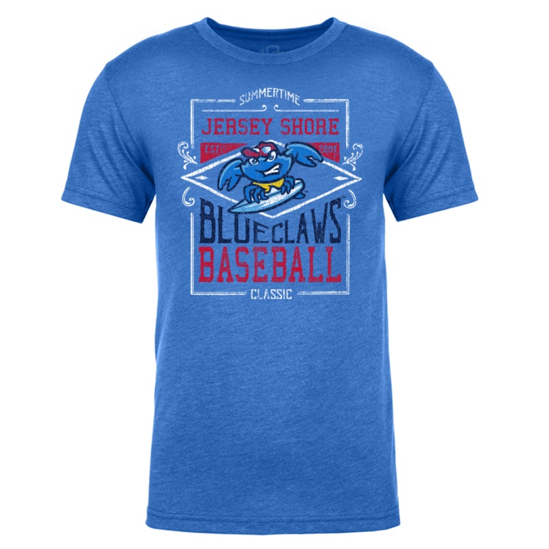 Jersey Shore BlueClaws 108 Stitches Men’s Classic T-Shirt