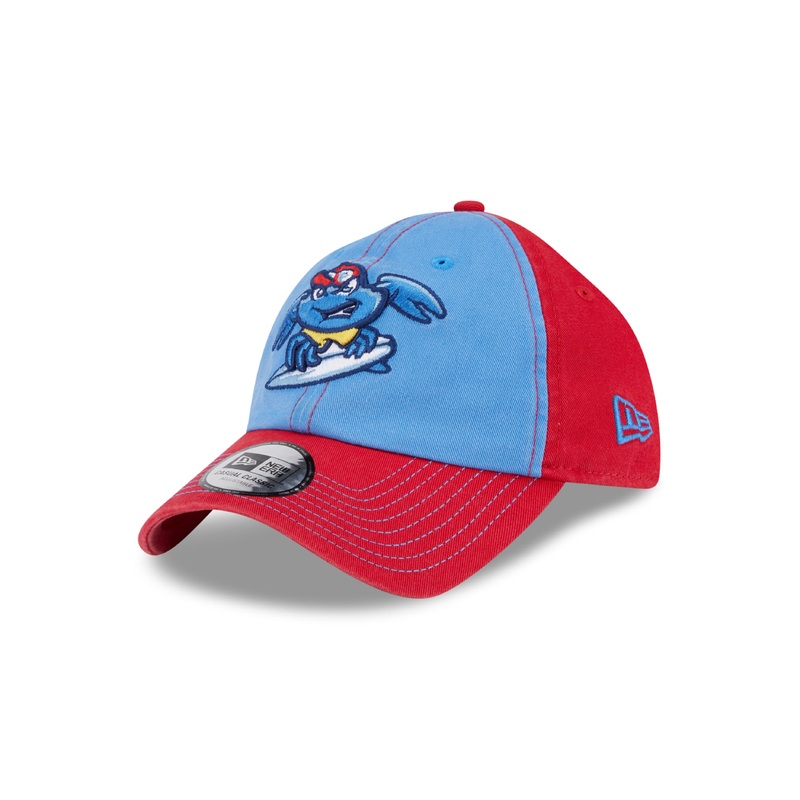 Jersey Shore BlueClaws Casual Classic Blue and Red Adjustable Adult