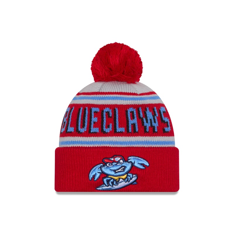 Jersey Shore BlueClaws New Era Youth Knit Cap