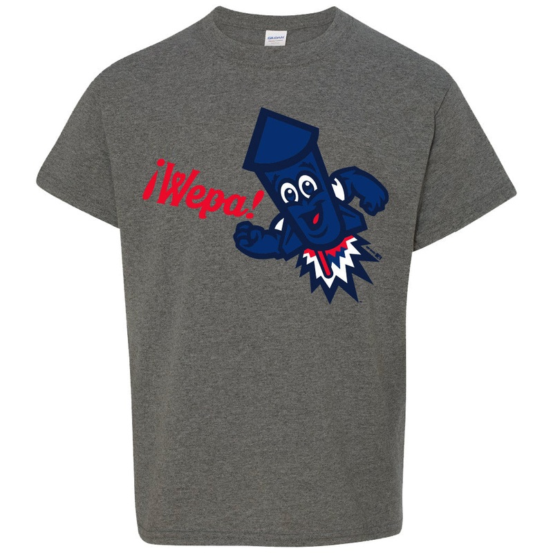 Los Wepas de Worcester Grey Youth Wepas Primary Tee