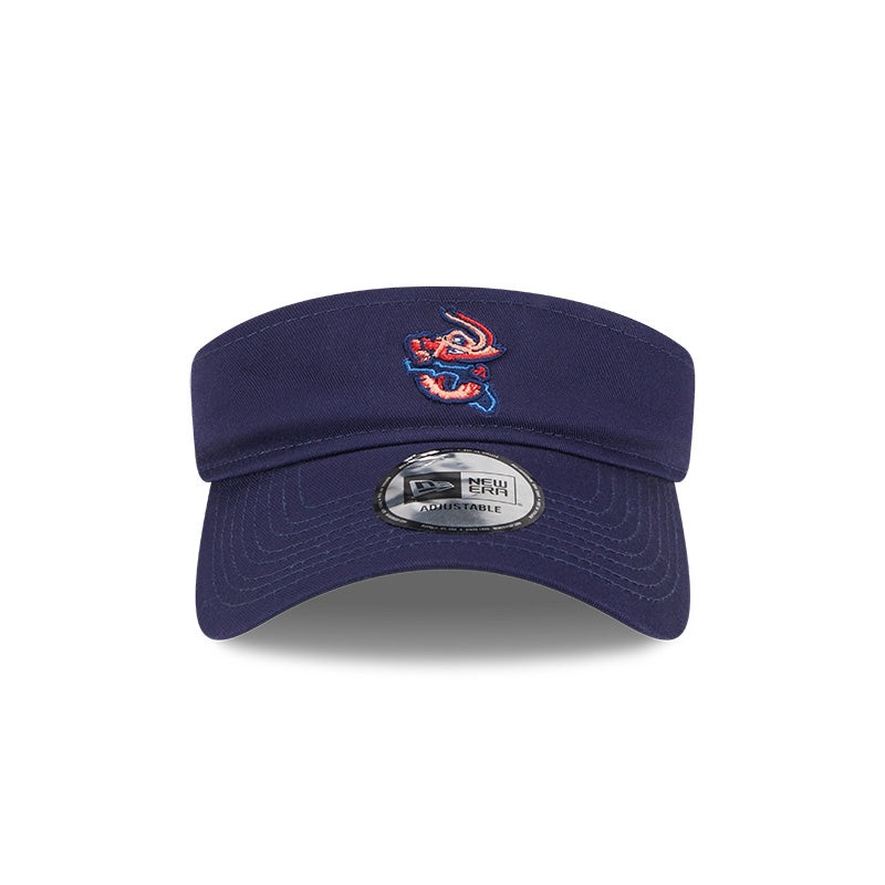 Jacksonville Jumbo Shrimp New Era Navy Primary Visor