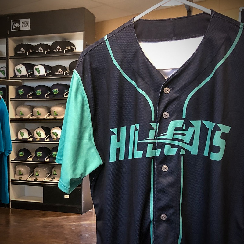 Lynchburg Hillcats Adult Alternate Blue & Teal Jersey
