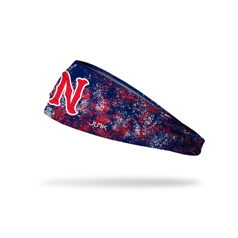 Nashville Sounds Junk Brand Navy & Red Stamped N Logo Headband