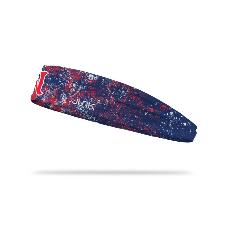 Nashville Sounds Junk Brand Navy & Red Stamped N Logo Infinity Headband