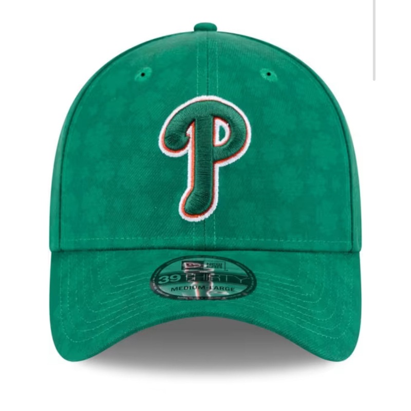 New Era – 39Thirty Stretch Fit Green St Pattys Philadelphia Phils Hat