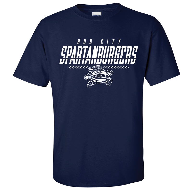 Adult Navy Chuck Laces Tee