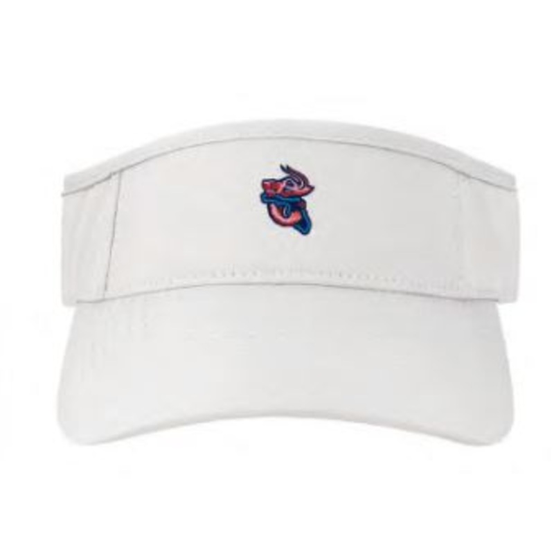Jacksonville Jumbo Shrimp Legacy Cool Fit White Visor