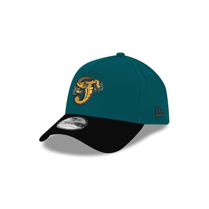 Jacksonville Jumbo Shrimp New Era Grit-Iron A-Frame 9Forty Snapback