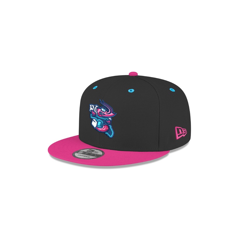 Jacksonville Jumbo Shrimp New Era Youth Vice Nights 9Fifty Snapback
