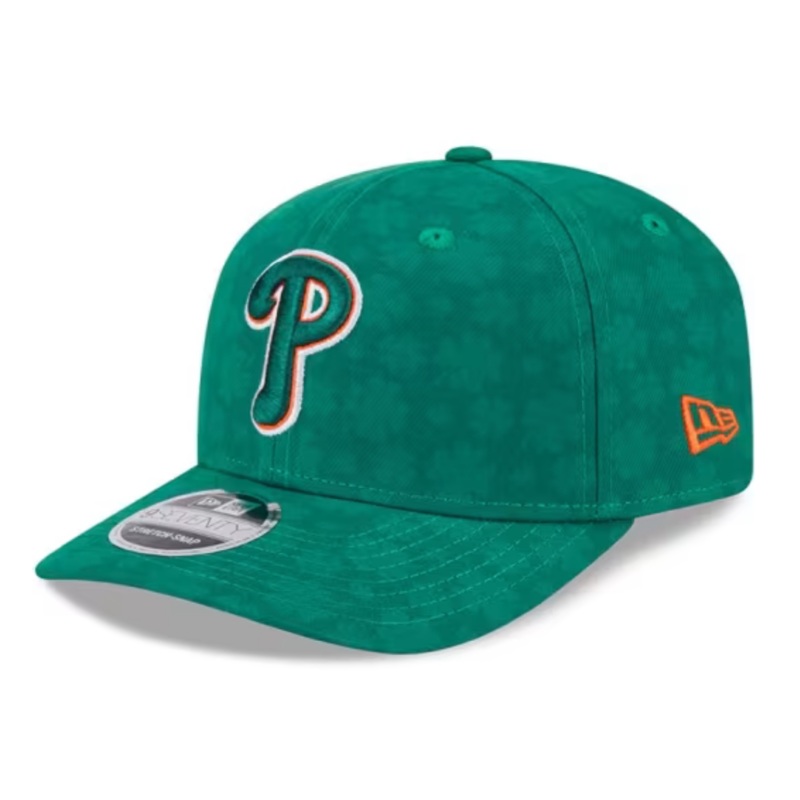 New Era 9Seventy Philadelphia Phillies Green St Patricks Day Stretch-Snap