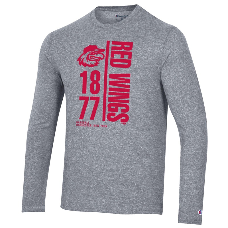 Rochester Red Wings Champion 1877 Long Sleeve T-Shirt