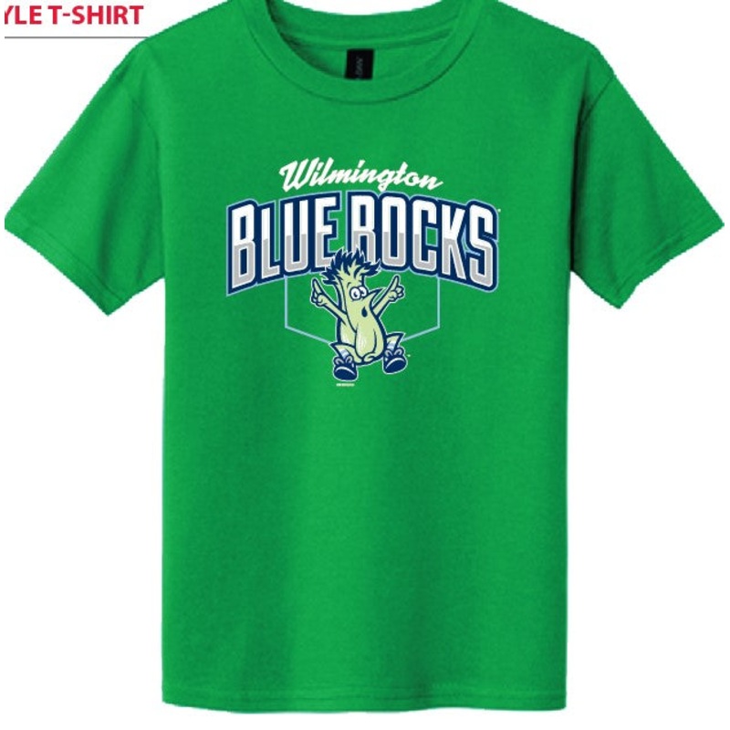 Youth Irish Green Celery Home Plate Softstyle Tee
