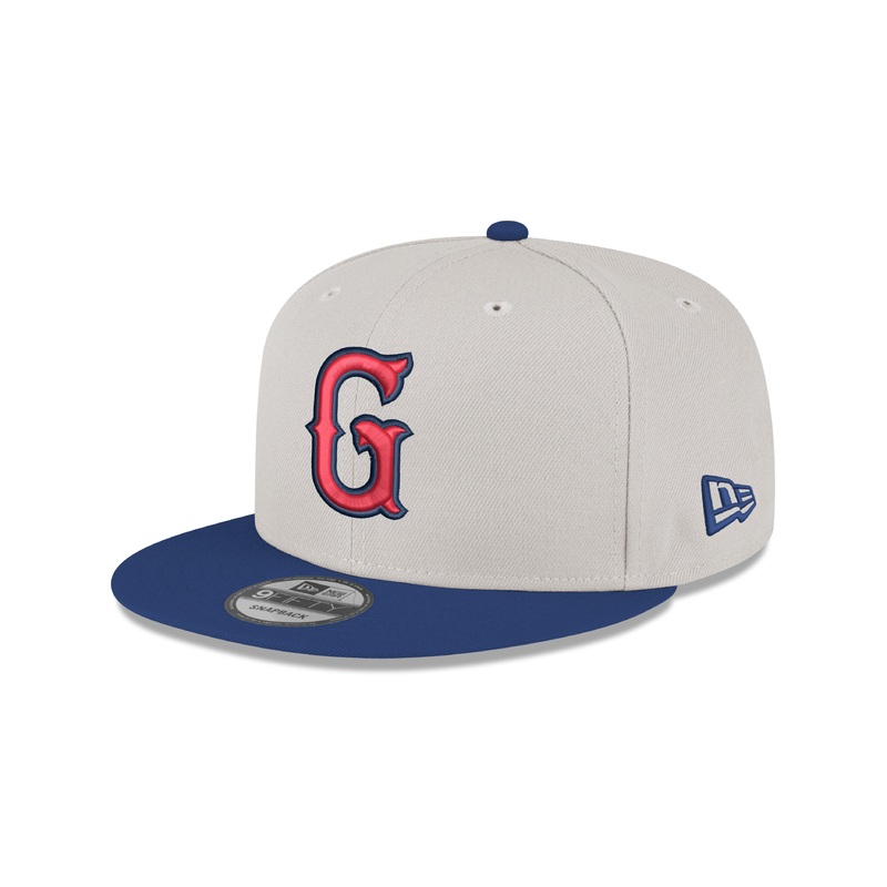 Greenville Drive New Era Cream/Navy 9FIFTY Red G Logo Hat
