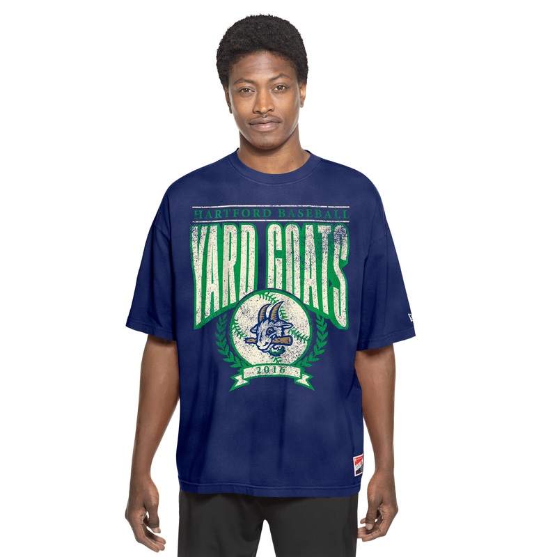Hartford Yard Goats New Era Adult Acid Wash Tee