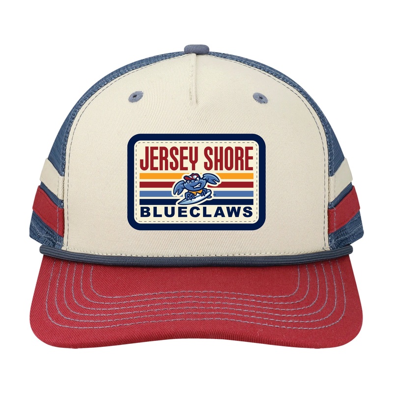 Jersey Shore BlueClaws Surfing Crab Classic Mesh Snapback
