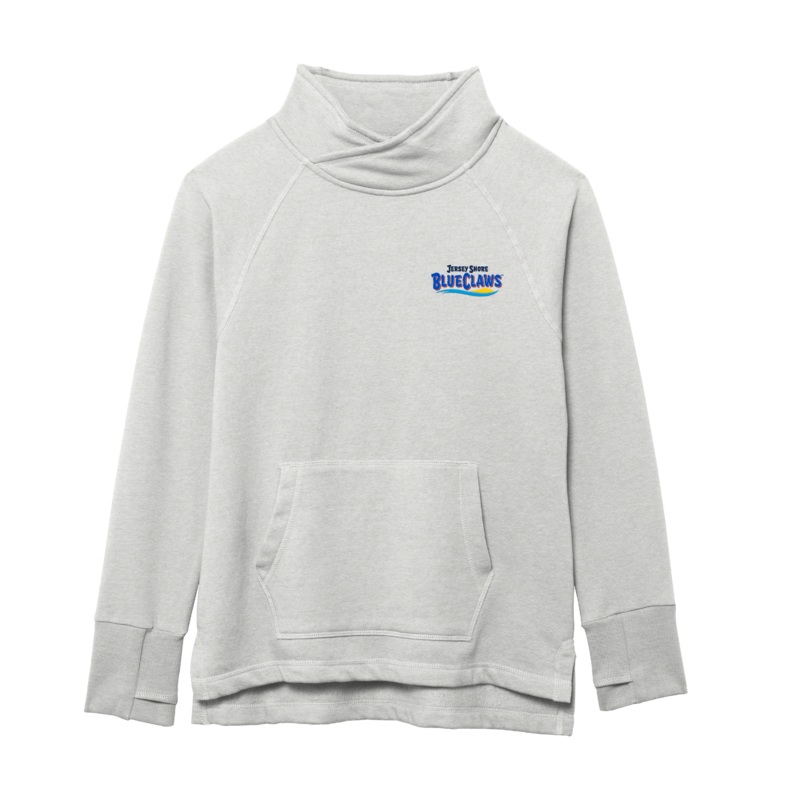 Jersey Shore BlueClaws Womens Funnel Neck Pullover