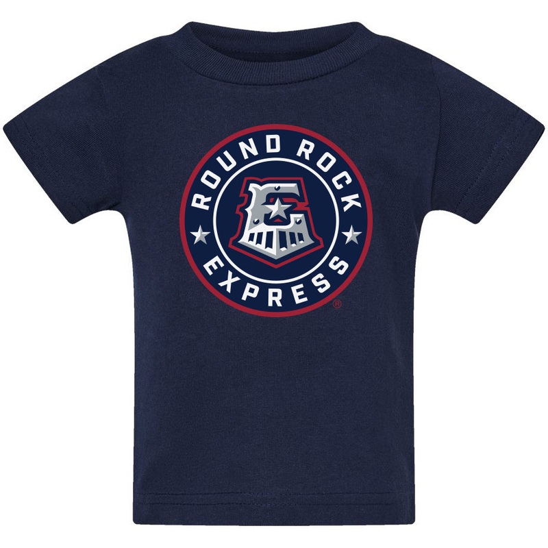 Round Rock Express Navy Infant Primary Logo Tee