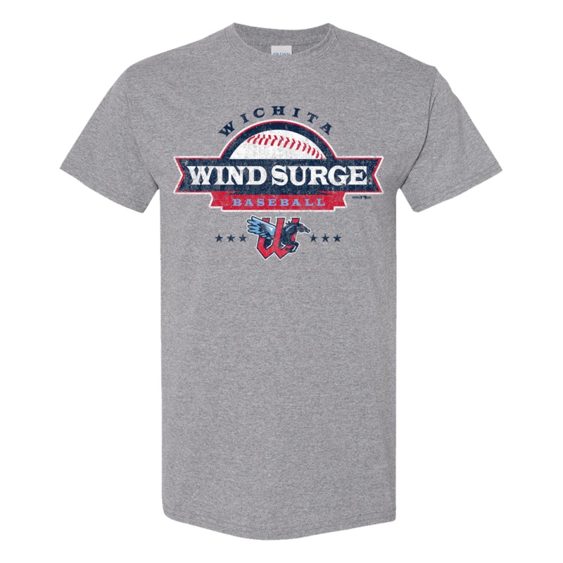 Wichita Wind Surge Adult Grey Banner Tee
