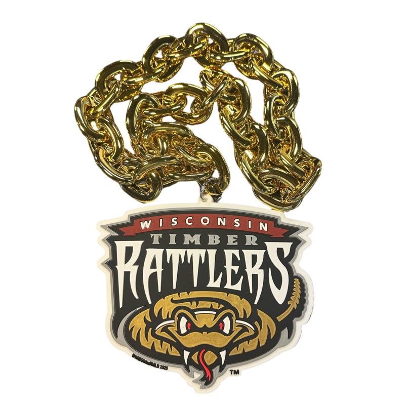 Timber Rattlers Gold Fan Chain