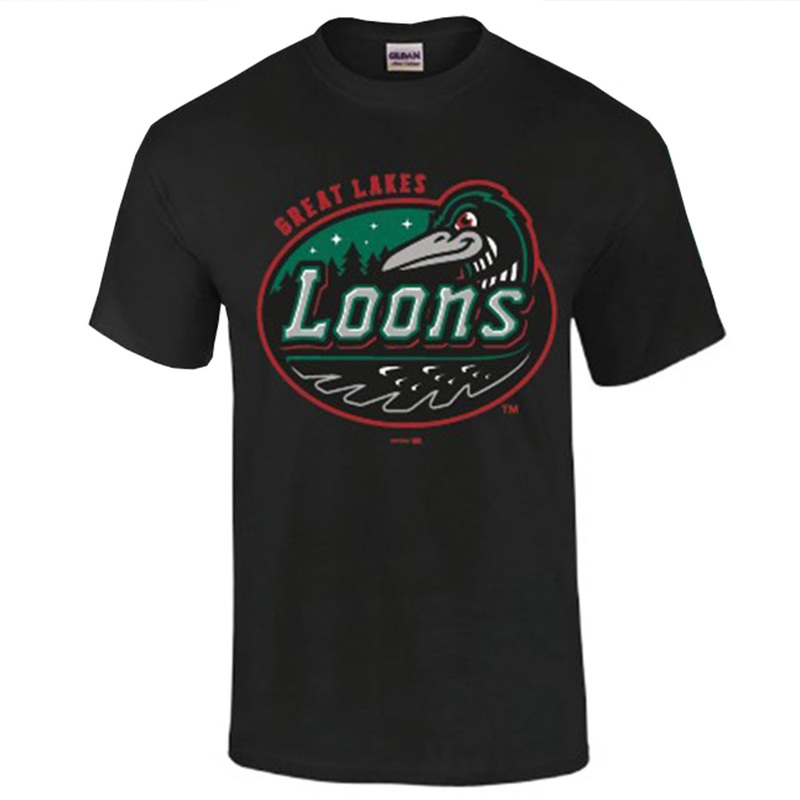 Great Lakes Loons Black Primary Tee – Toddler