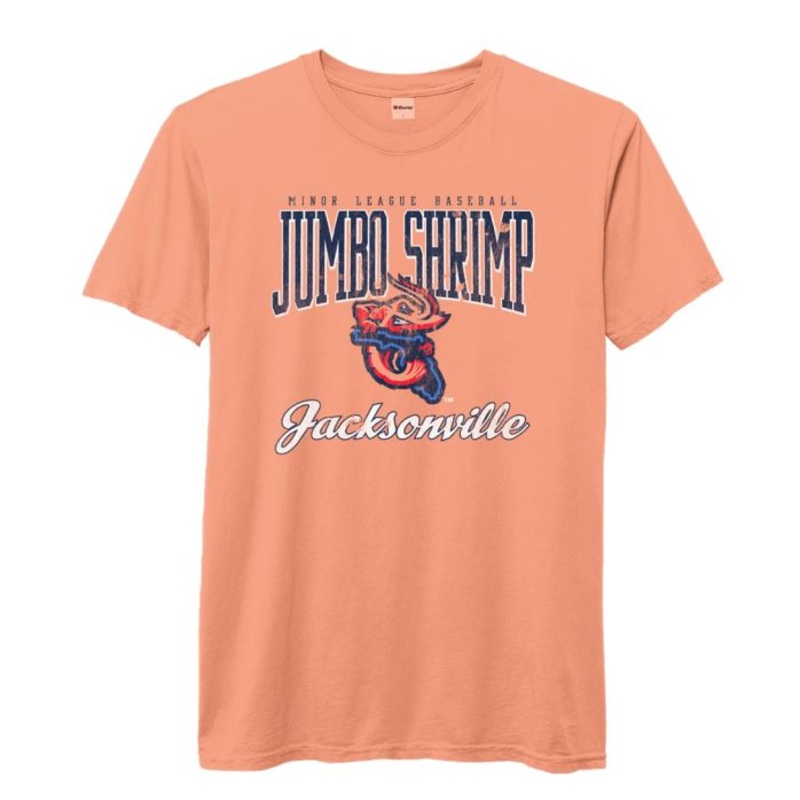 Jacksonville Jumbo Shrimp Ouray Sunset Pigment Dyed Tee