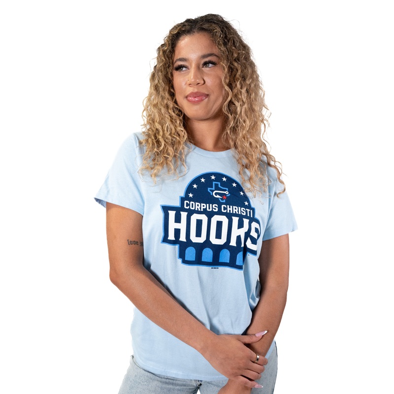 Women’s T Primary Logo – Lt. Blue
