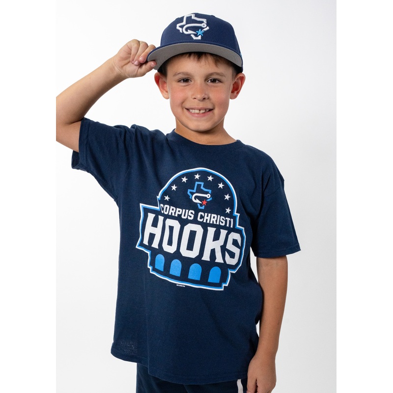 Youth T Primary Logo – Navy