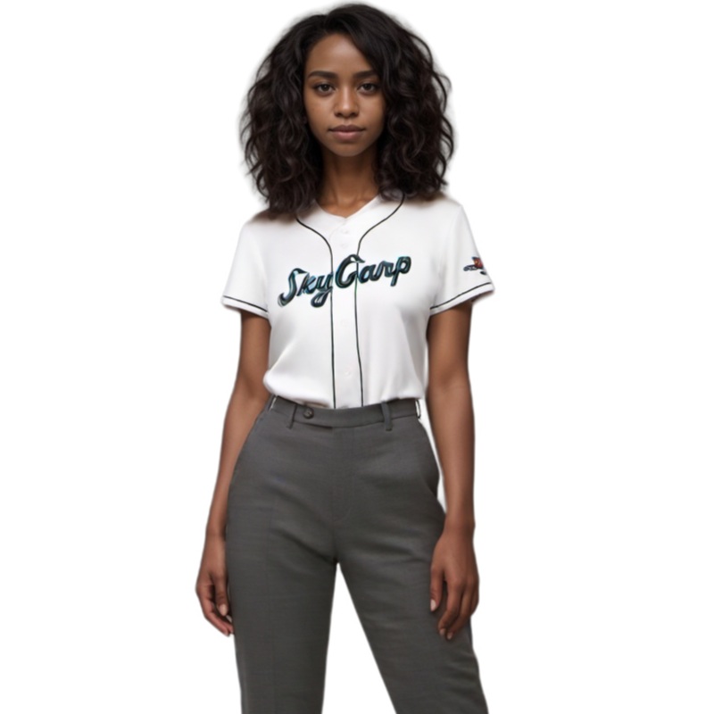 Beloit Sky Carp White Home Replica Jersey