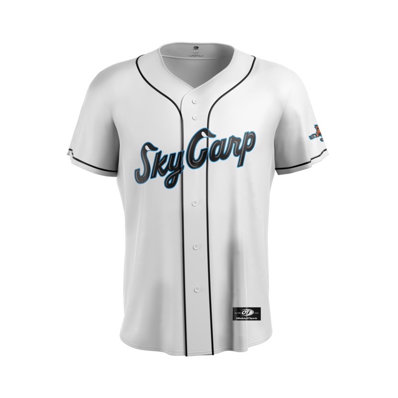 Beloit Sky Carp White Home Replica Youth Jersey