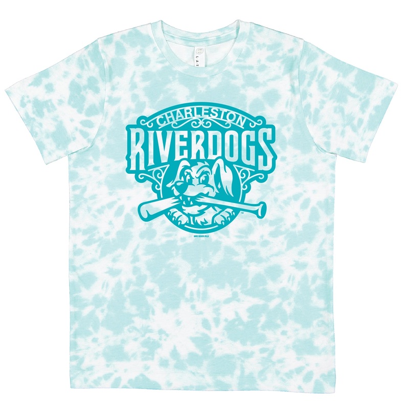 Charleston RiverDogs Youth Island Tiedye Baseball Tee