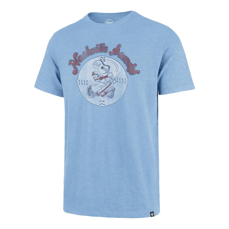 Nashville Sounds ’47 Brand Carolina Throwback Scrum Tee
