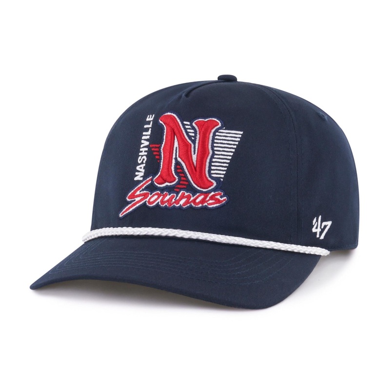 Nashville Sounds ’47 Brand Navy Splint Hitch Hat