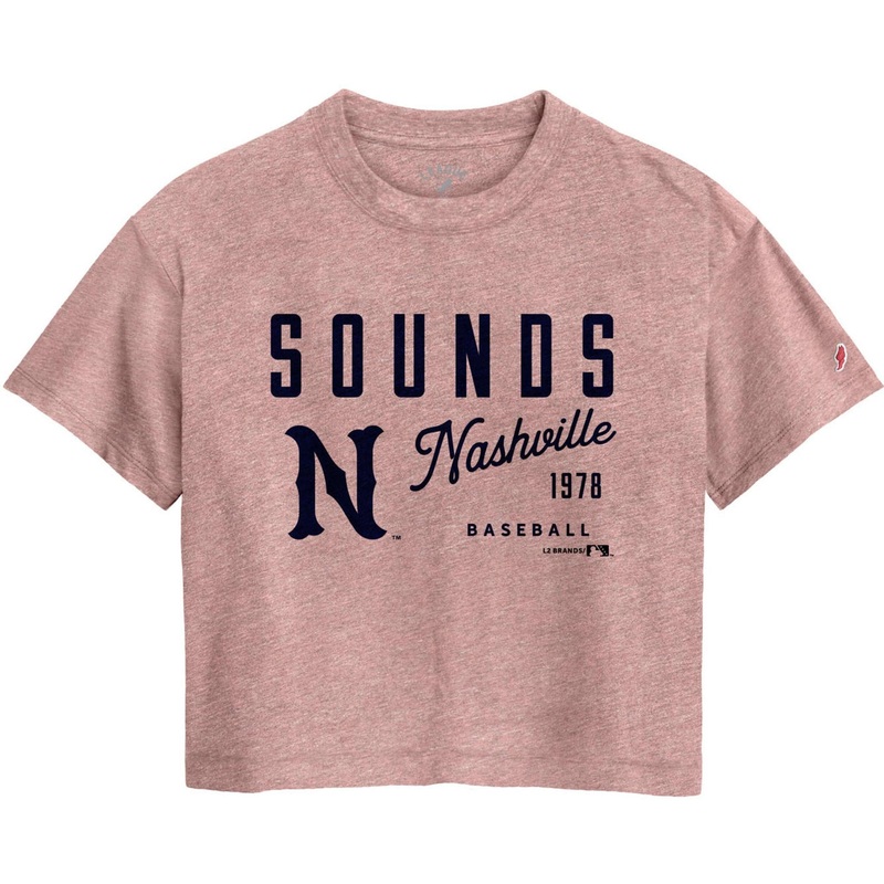 Nashville Sounds League Women’s Heather Dusty Rose Intramural Midi Tee