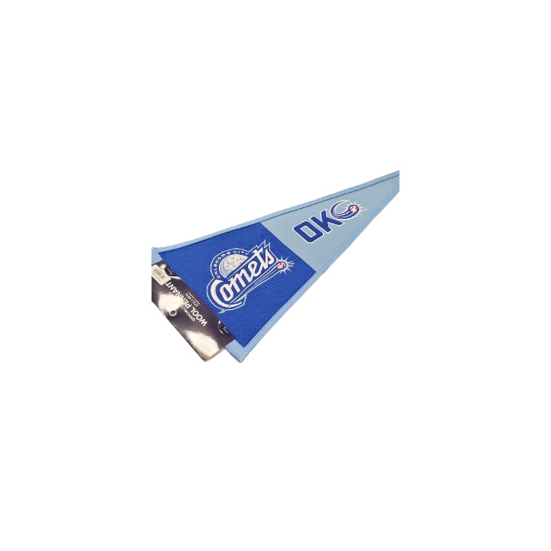 OKC Comets 13×32 Wool Pennant