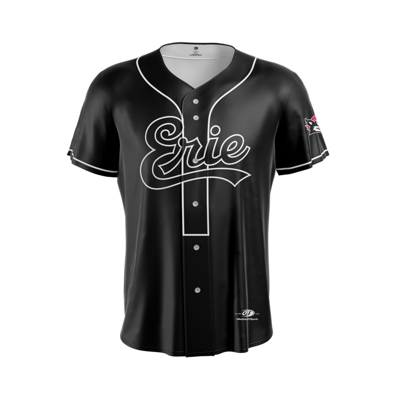 OT Youth Fauxback Black Jersey