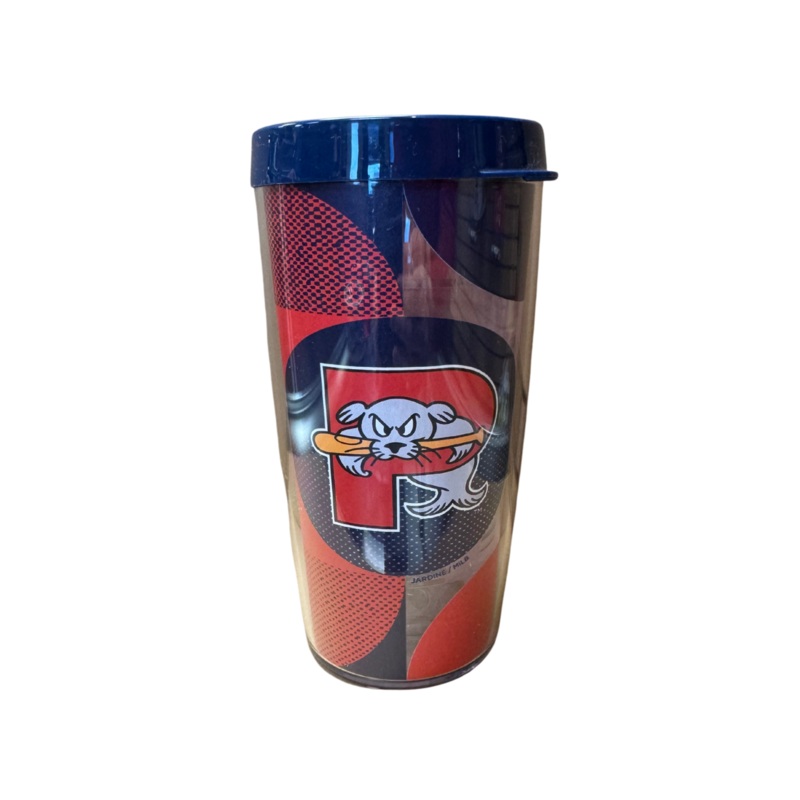 Portland Sea Dog Jardine Primary Color DBL Wall Tumbler w/ Lid – 16oz-Nvy
