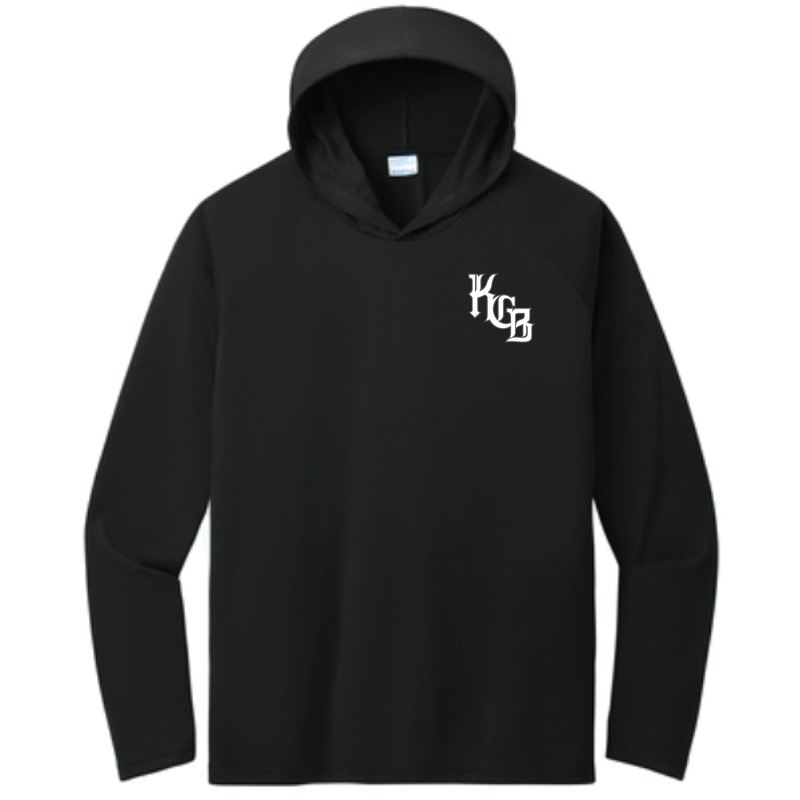 Adult Black Alt3 Long Sleeve Lightweight Hoodie