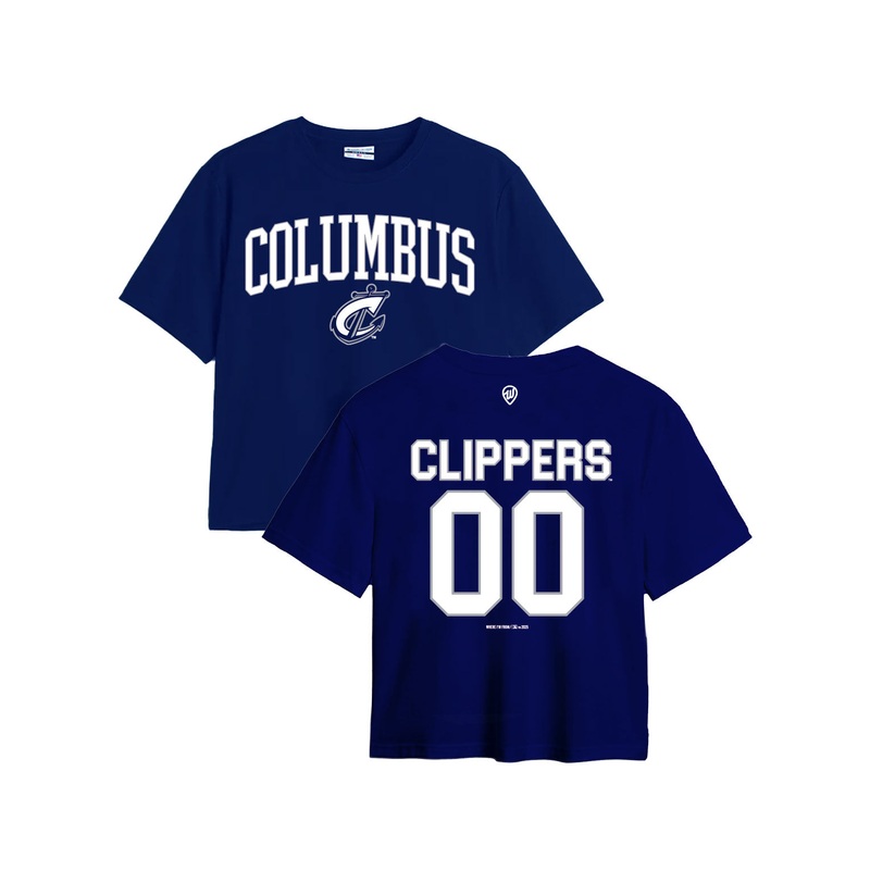 Columbus Clippers Where I’m From Women’s Columbus Arch Navy Easy Tee