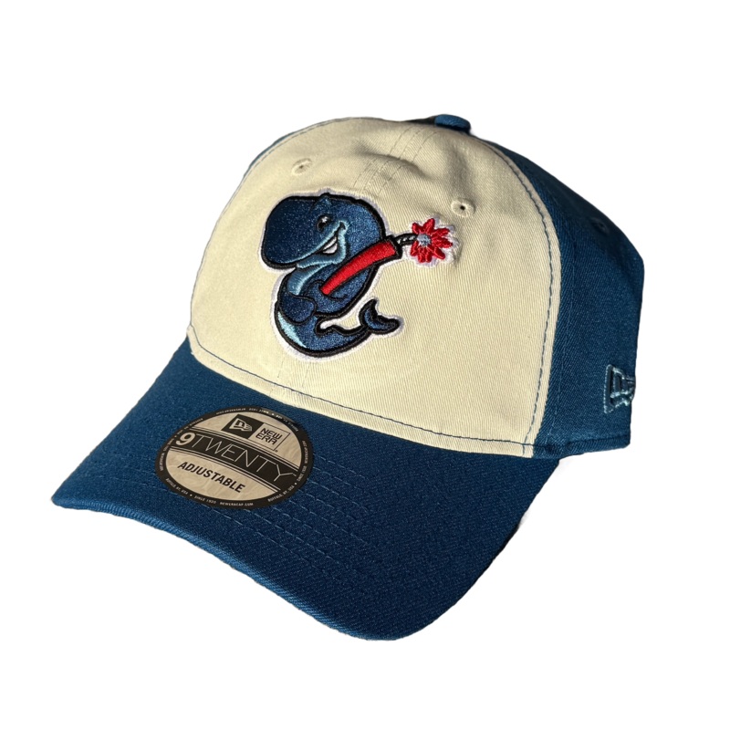Eugene Emeralds Exploding Whales New Era Seashore/Chrome 9TWENTY Cap