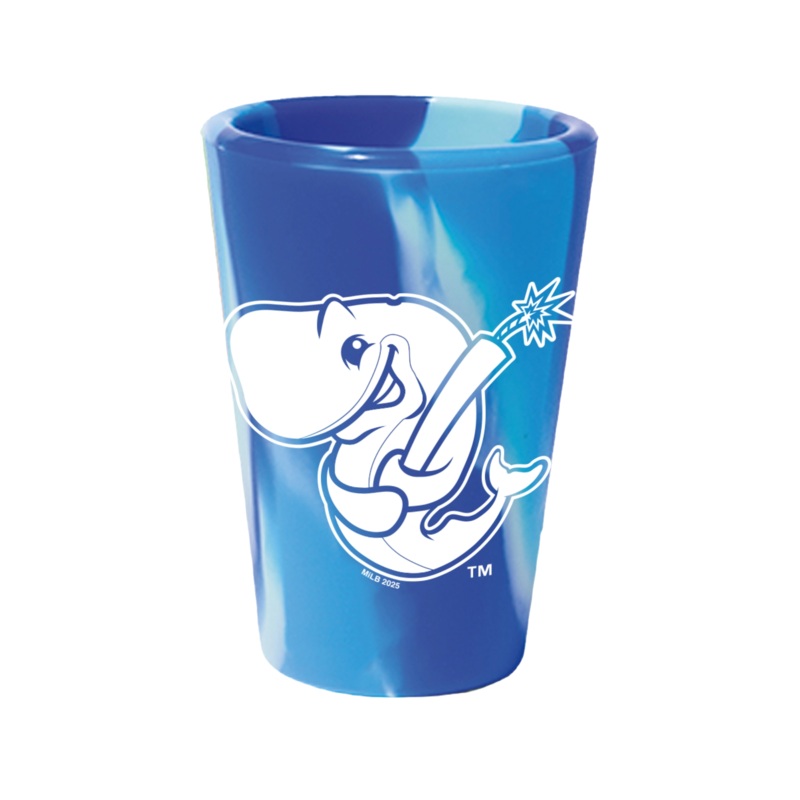 Eugene Emeralds Exploding Whales Wincraft Silicone Shot Glass