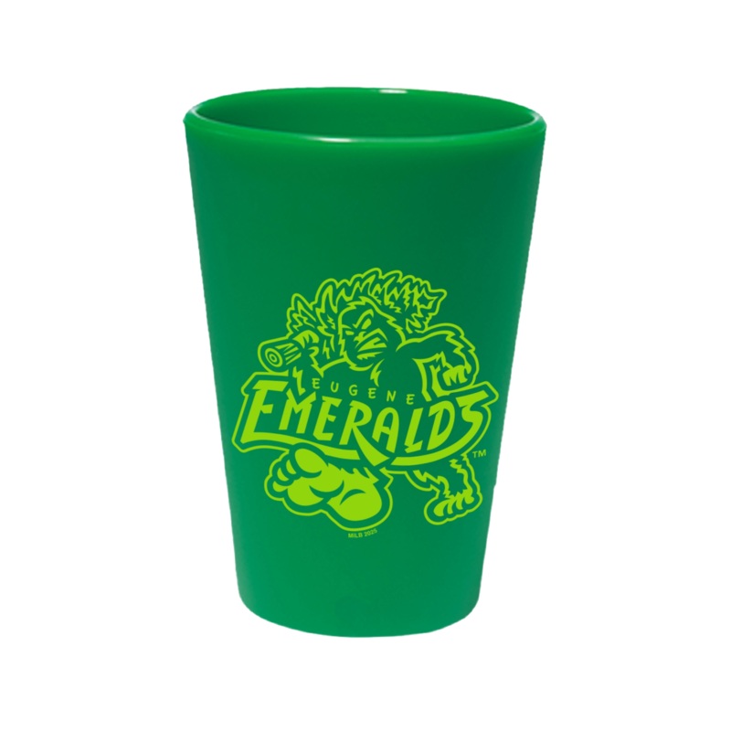 Eugene Emeralds Silicone Shot Glass