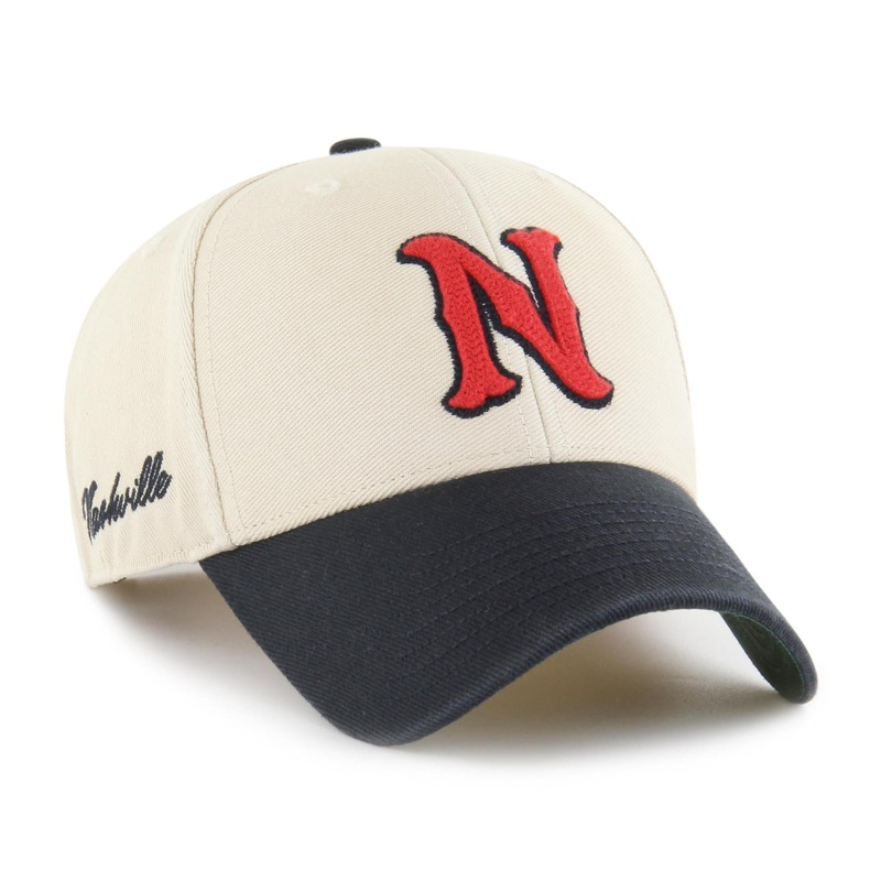 Nashville Sounds ’47 Brand Sandstone Navy Fairfield MVP Hat